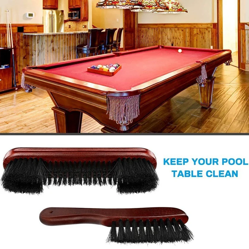 Набор кистей для бильярда комплект из 2 предметов аксессуары угловые щетки