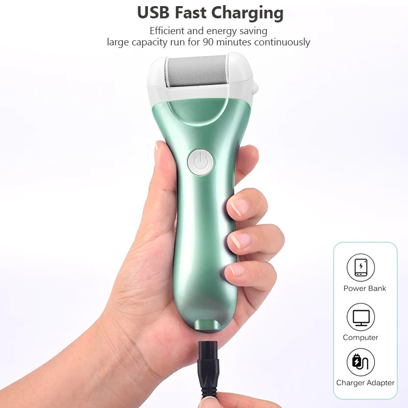 

Hot sale Charged Electric Foot File for Heels Grinding Pedicure Tools Professional Foot Care Tool Dead Hard Skin Callus Remover