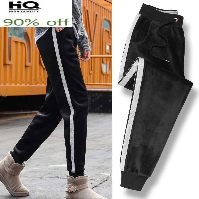 

Женские брюки осень-зима Джоггеры для женщин корейский стиль спортивные брюки женские брюки с высокой талией 2022 Ropa De Mujer Pph2328