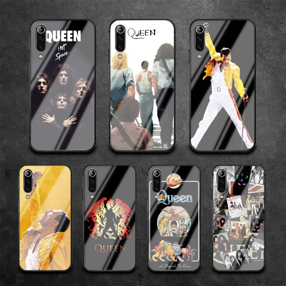 

Queens Band Rock Phone Tempered Glass Case Cover For Xiaomi Mi A3 Max3 Note 9 10 I T Pro Lite Ultra Hoesjes Coque Tpu Phone case