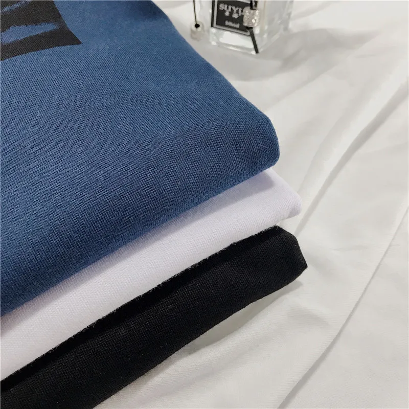 Женские футболки с принтом в стиле ретро уличная одежда Корейском круглым