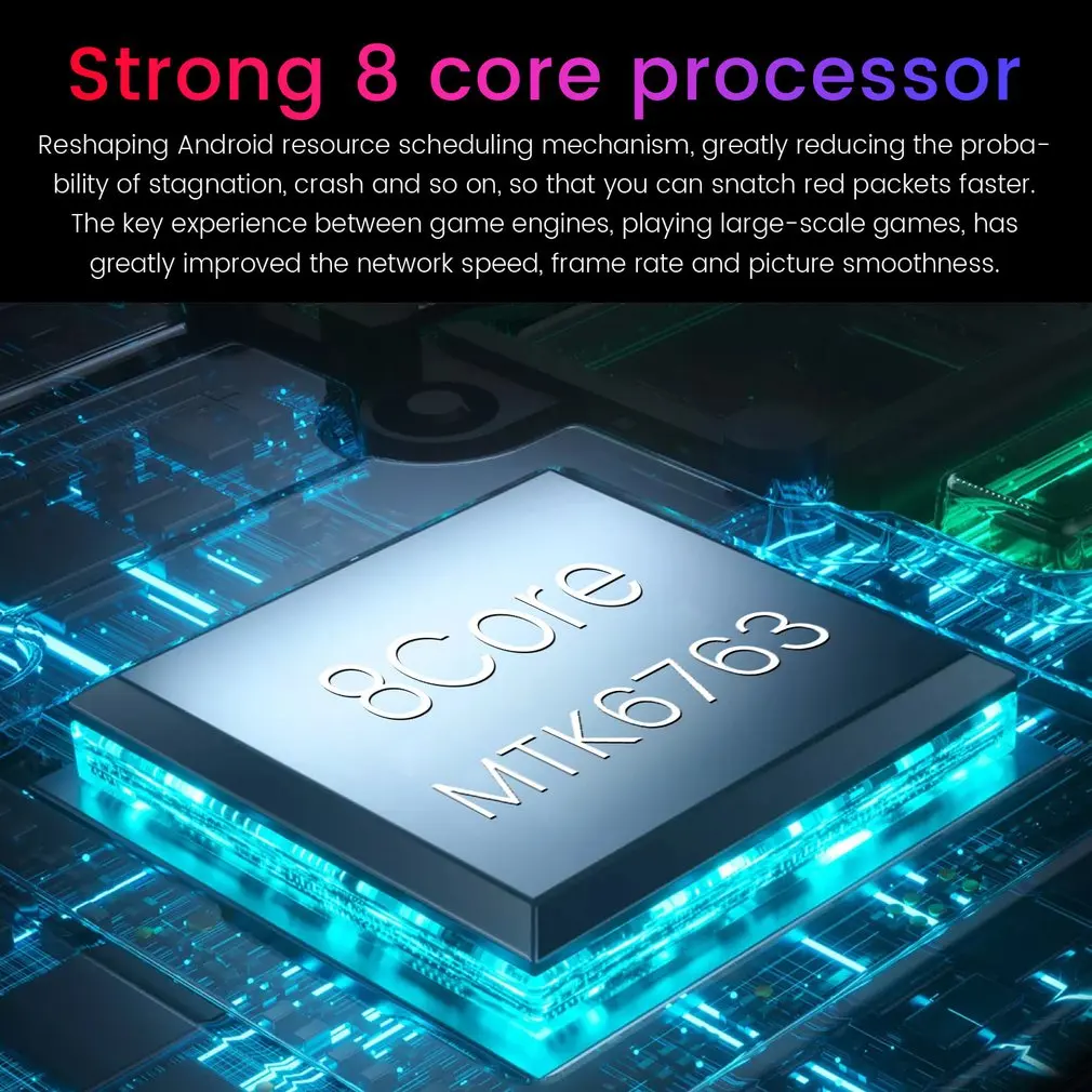 

3G Smartphone 5.0 Inch Full Screen Android Hd Screen Smartphone Fingerprint Unlock Machine 4+64G Flash Memory