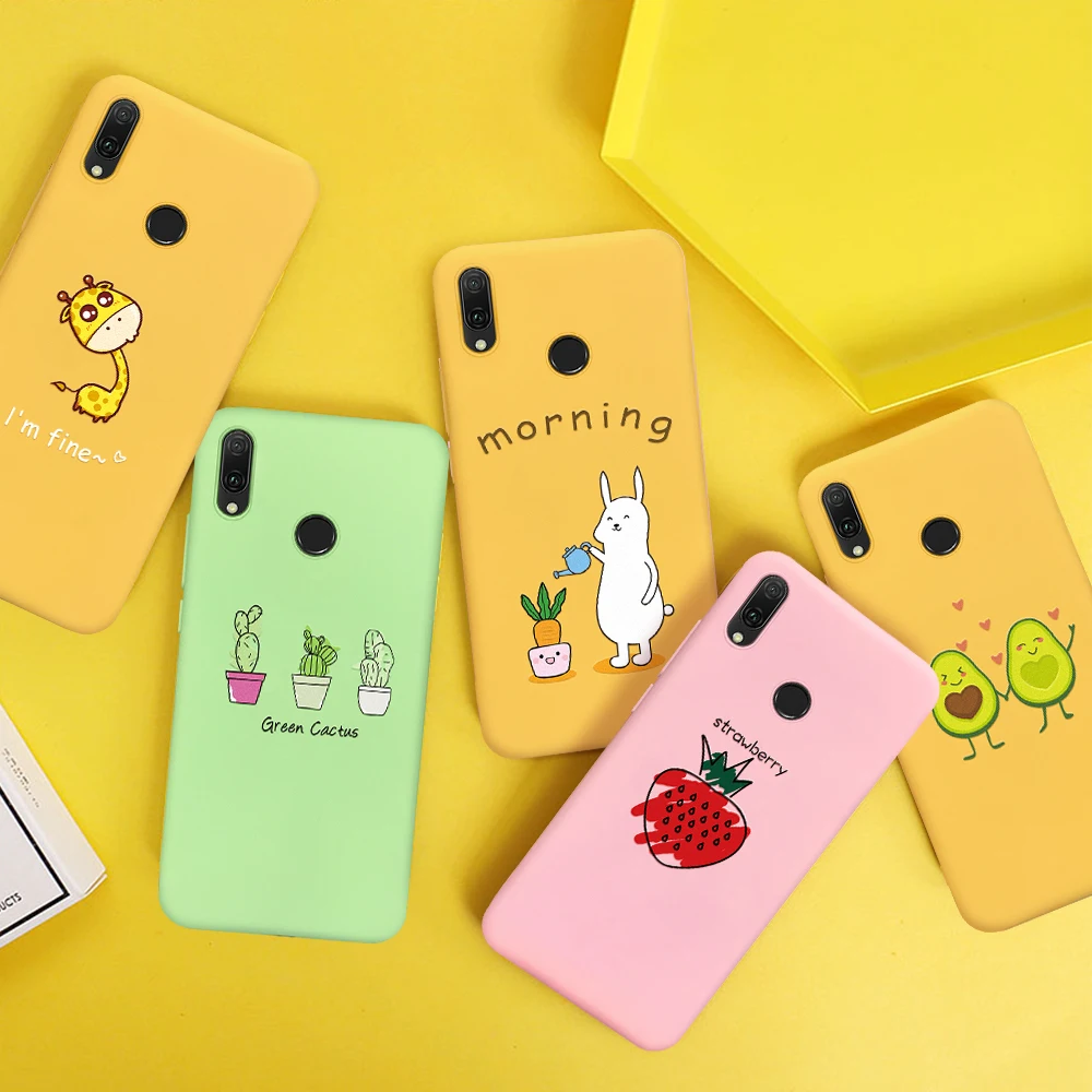 Роскошный силиконовый чехол с рисунком для Huawei P20 Lite Pro 10 P30 P40 P10 милый телефона