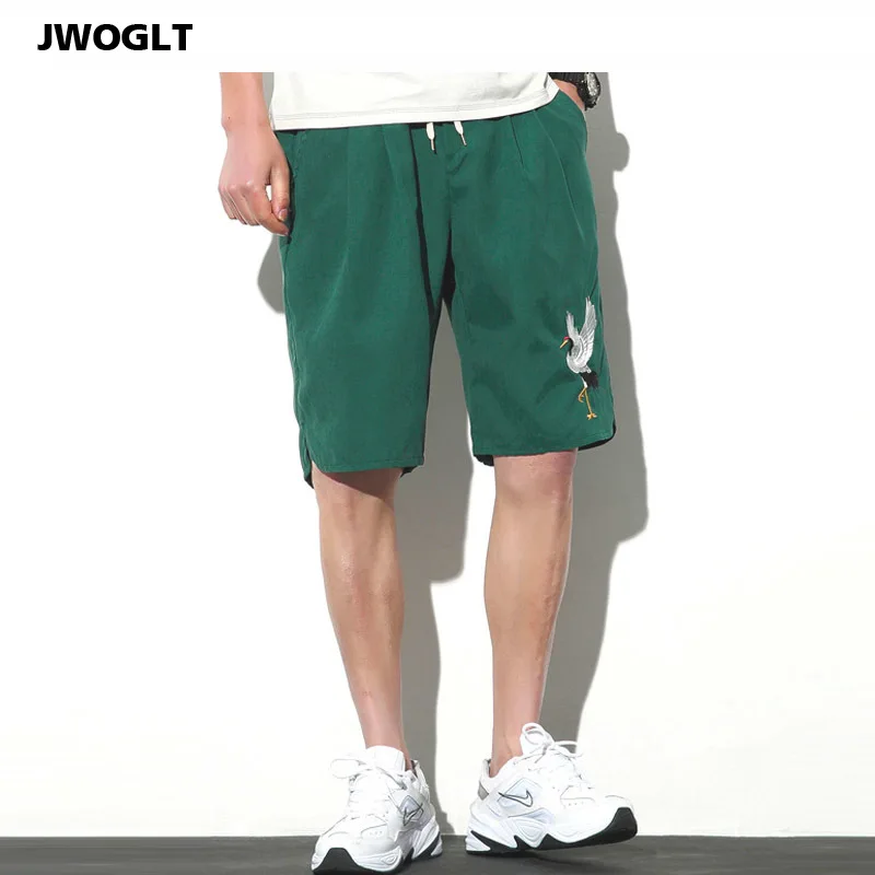 Мужские летние хлопковые шорты Harajuku мягкие удобные повседневные в Корейском