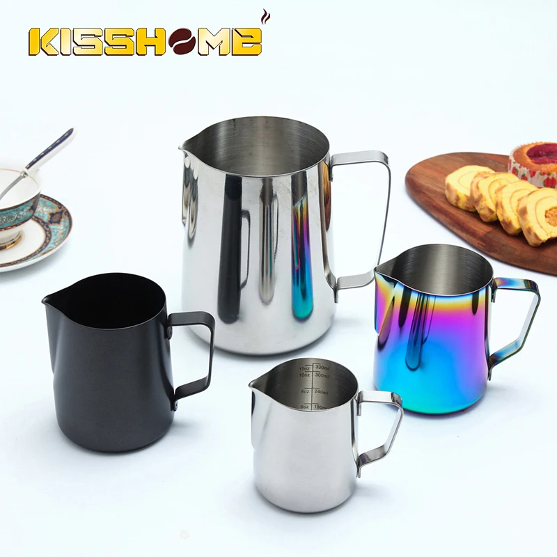 Кувшин для взбивания пены из нержавеющей стали 4 вида|Кофейники| |