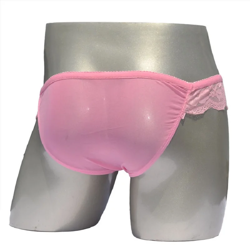 Пикантные мужские кружевные трусы с заниженной талией мужское газовое