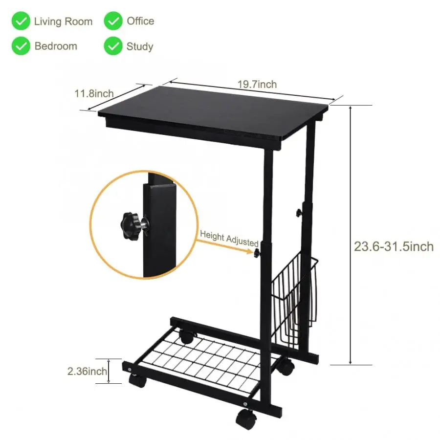 Новый стол для ноутбука регулируемый по высоте со съемными колесами| |