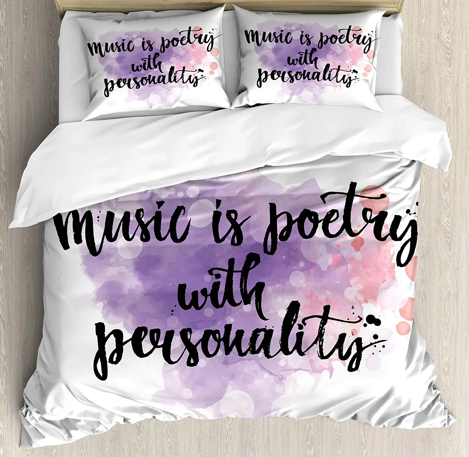 Музыка постельное белье Вдохновляющие Слова о музыке рукописными каллиграфии