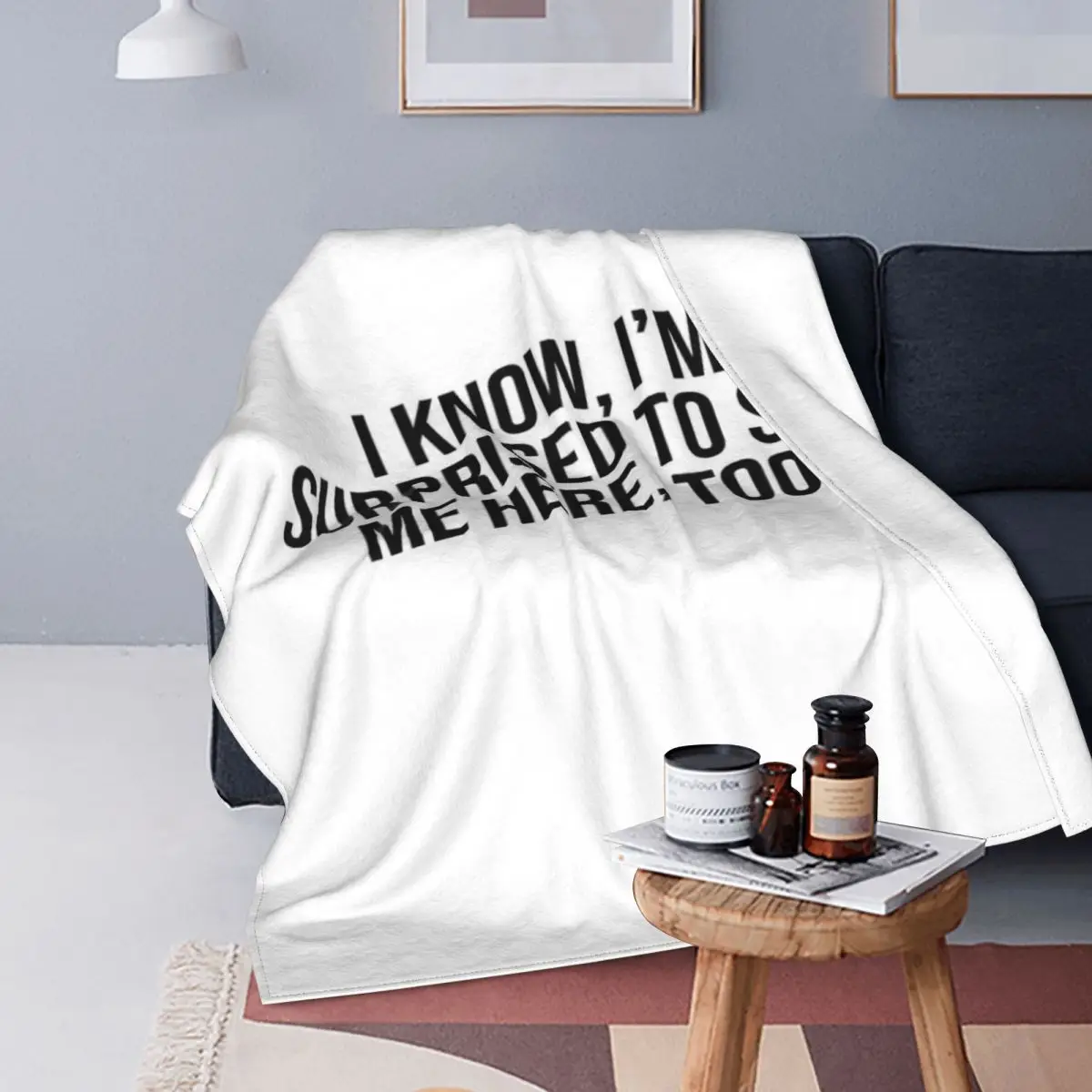 

Manta a cuadros para cama, manta de muselina de felpa de Anime, 1 manta