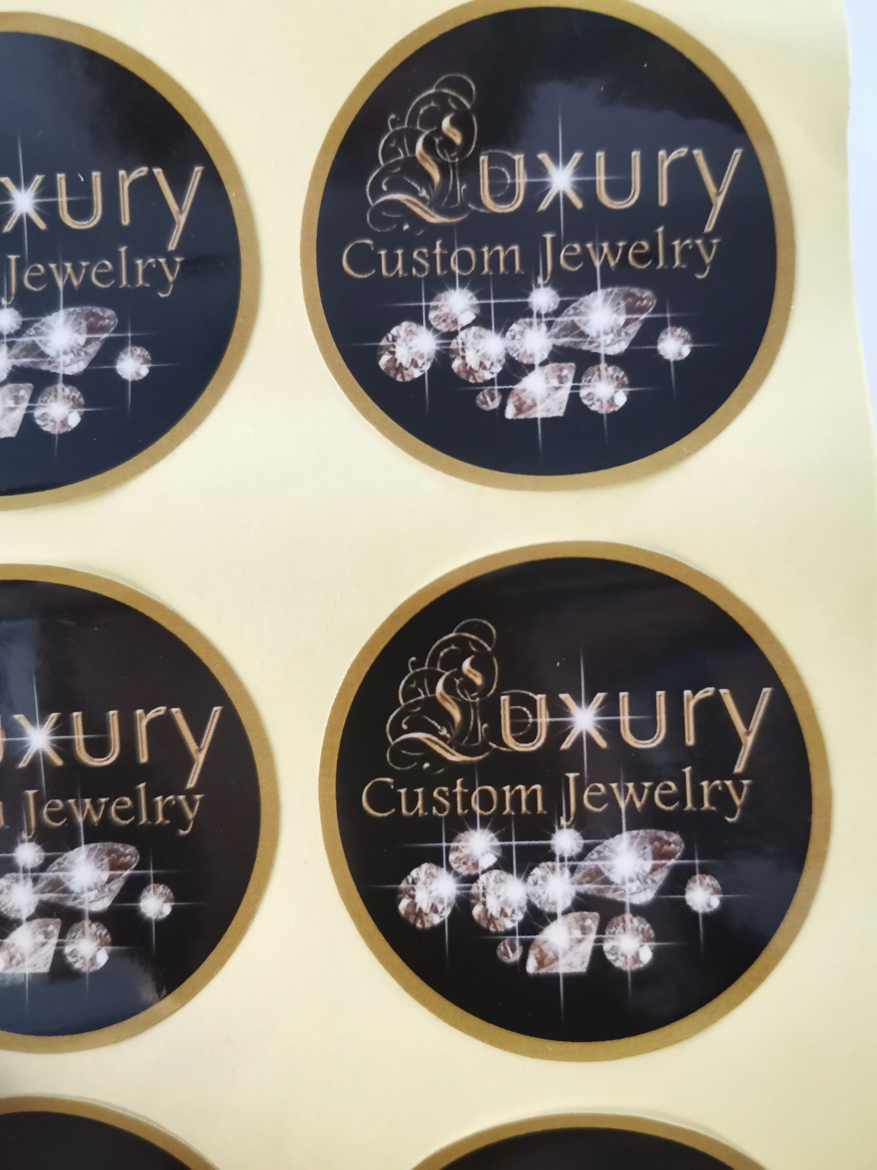 (2 дюйма) 50 мм круглый/квадратный персональный логотип наклейка ярлык