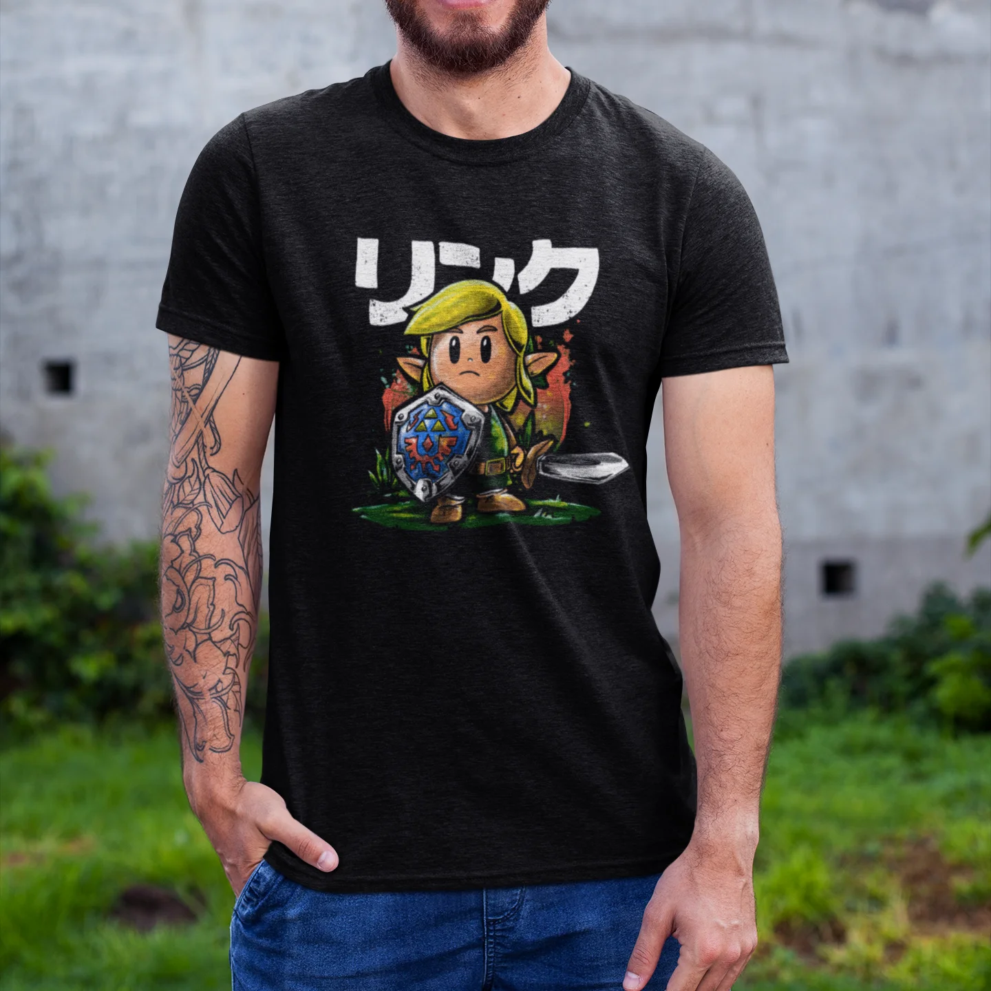 Футболка с надписью Legend of Zelda, хлопок, цифровой принт, высокое качество, футболки для видео игр, топы, футболка с надписью Link's Awakening