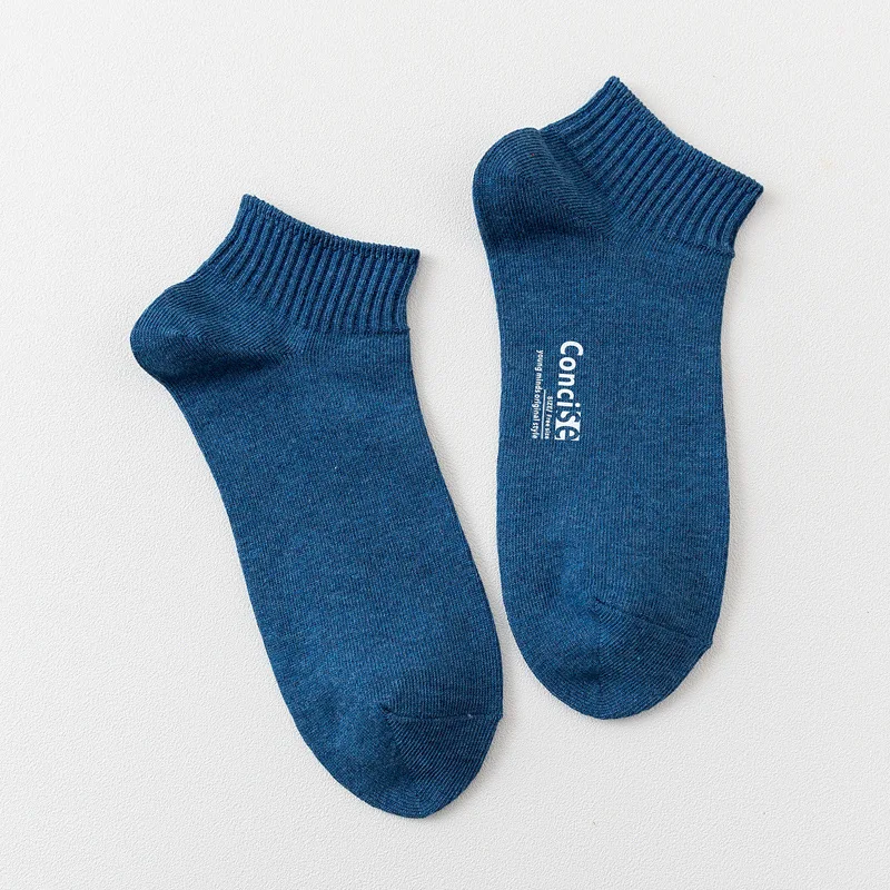 Новые Простые Модные мужские носки башмачки популярные буквы спортивные