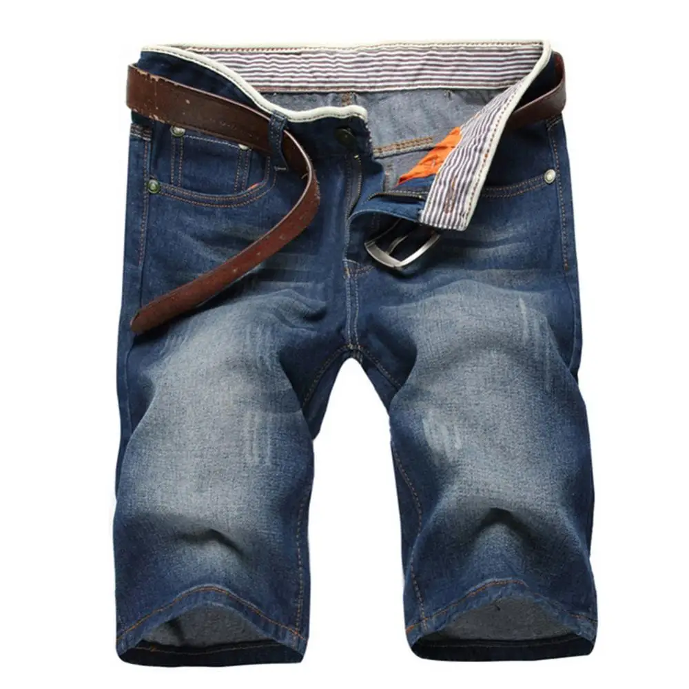 

Летняя мода, мужские рваные джинсы, вырезанные дырки, пятые брюки для мужчин, повседневная одежда 2021