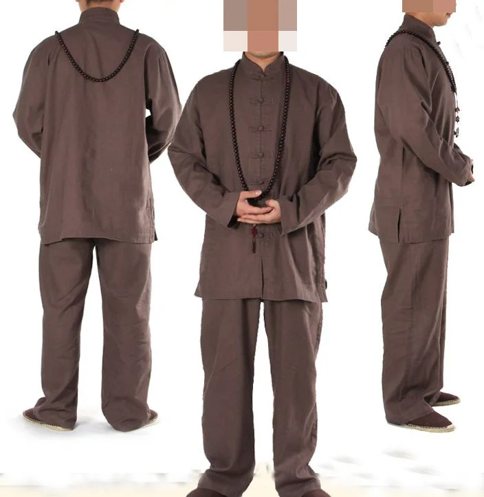 Унисекс 5 цветов осень и весна плотная льняная хлопковая zenLay форма для боевых