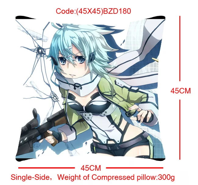 Stye 1 Sword Art Online Аниме заказной чехол для подушки дома спальни наволочки с