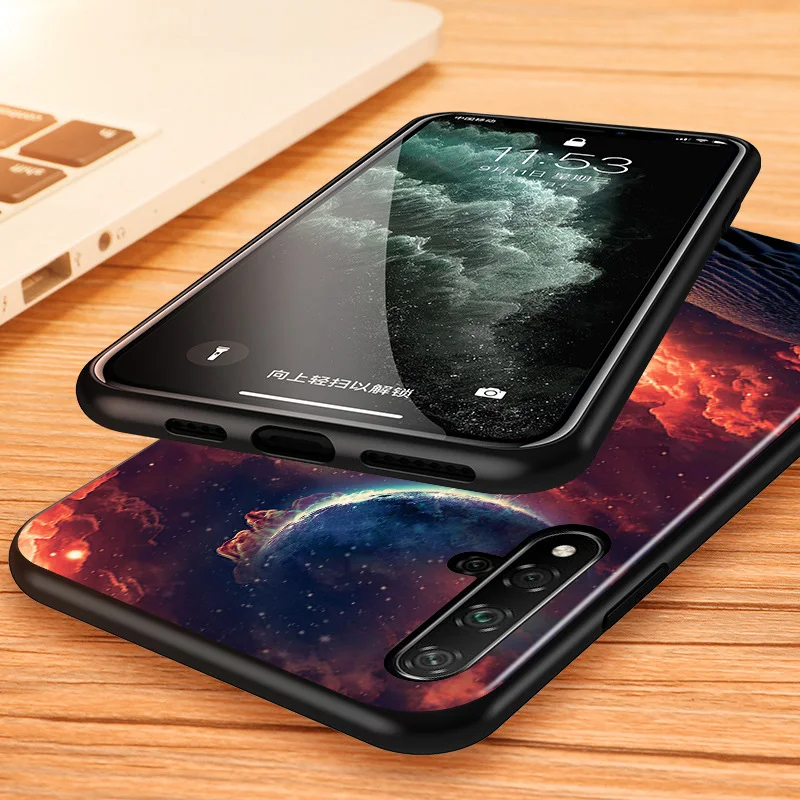 

Art Star Tree Sky Space for Huawei Honor 30 20 10i 10 9C 9A 9S 9X 9N 9 8X 8A 8 7A 7C Pro Plus Lite Black Phone Case