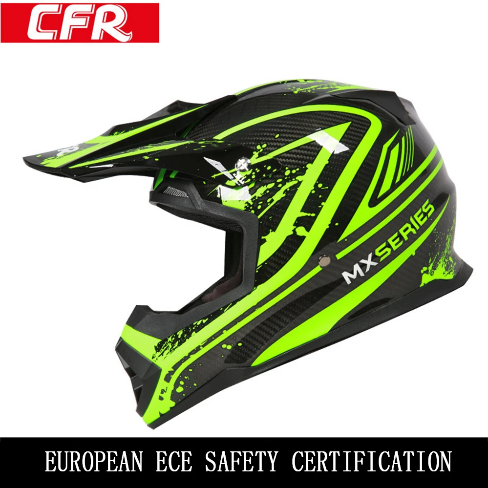 

Genuine CFR Carbon Fiber Professional Off Road Motorcycle Helmet ATV Downhill Motocross Racing Casco Moto Capacete ECE Approved