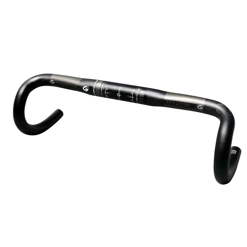 Новейший серый матовый велосипед ASIACOM SLX3 UD полностью из углеродного волокна Руль