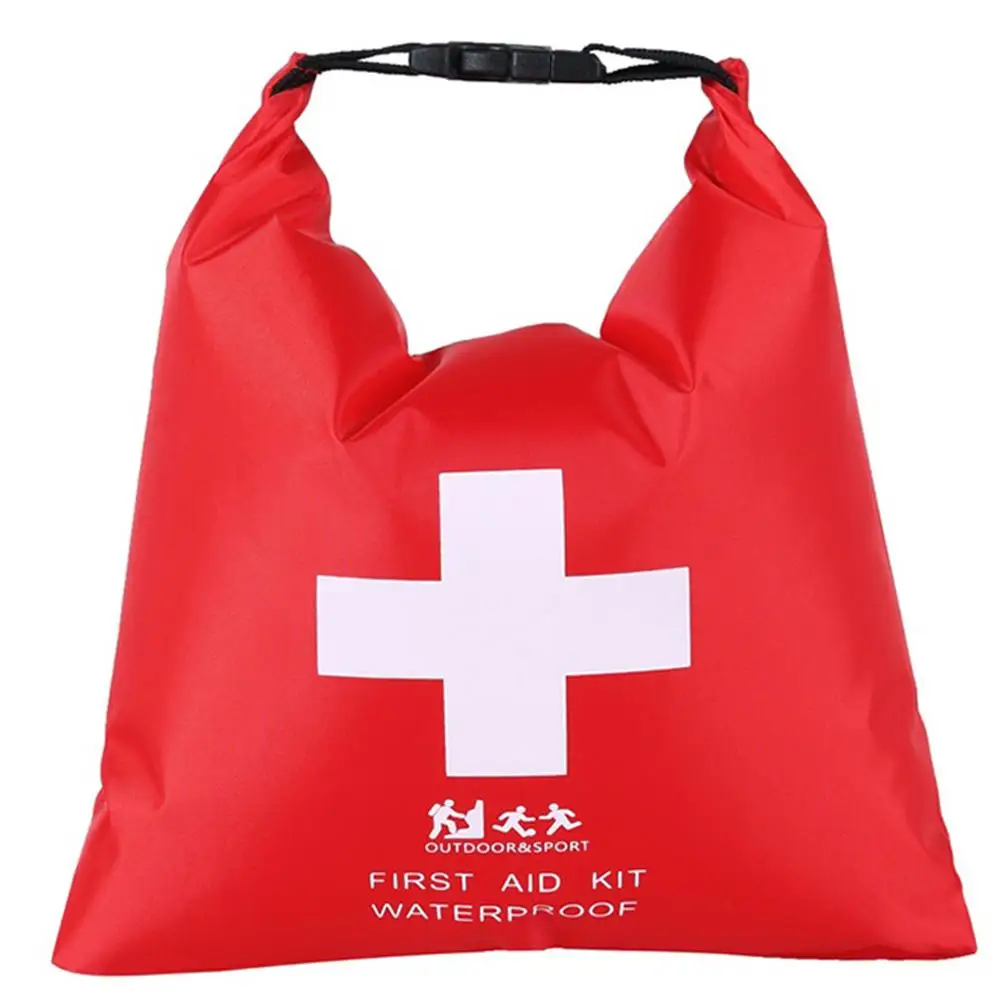 

1.2L Outdoor River Trekking Rafting Adventure First Aid Supplies Storage Bag Portable Rubber Waterproof Dry Bag With Buckle Hook