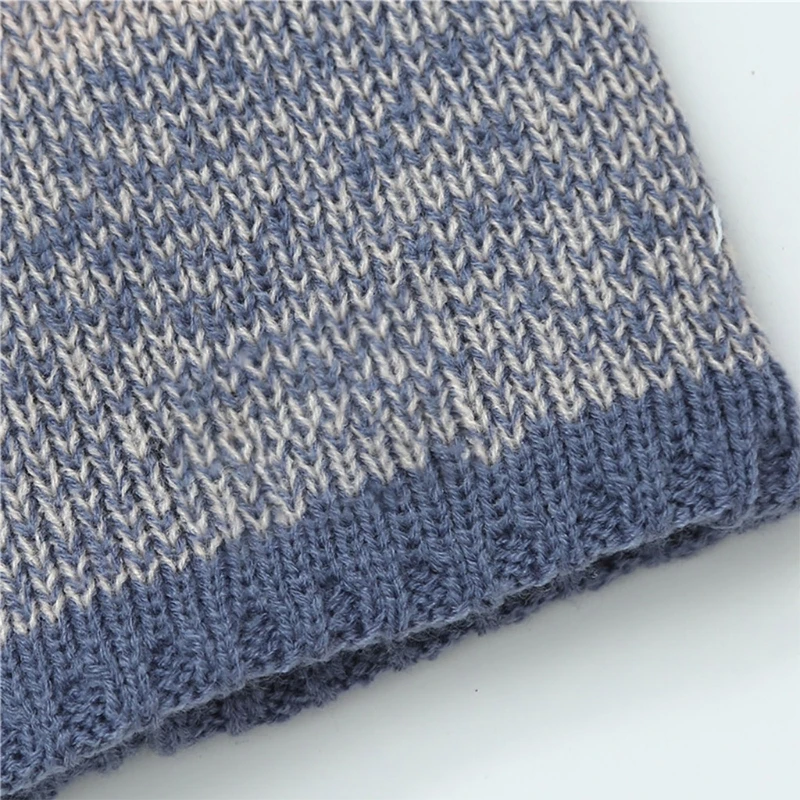 

Outdoor Woolen Knitted Warm and Thick Windproof Bib Scarf Classic Sports Entertainment Neck Warmer Multipurpose Collar