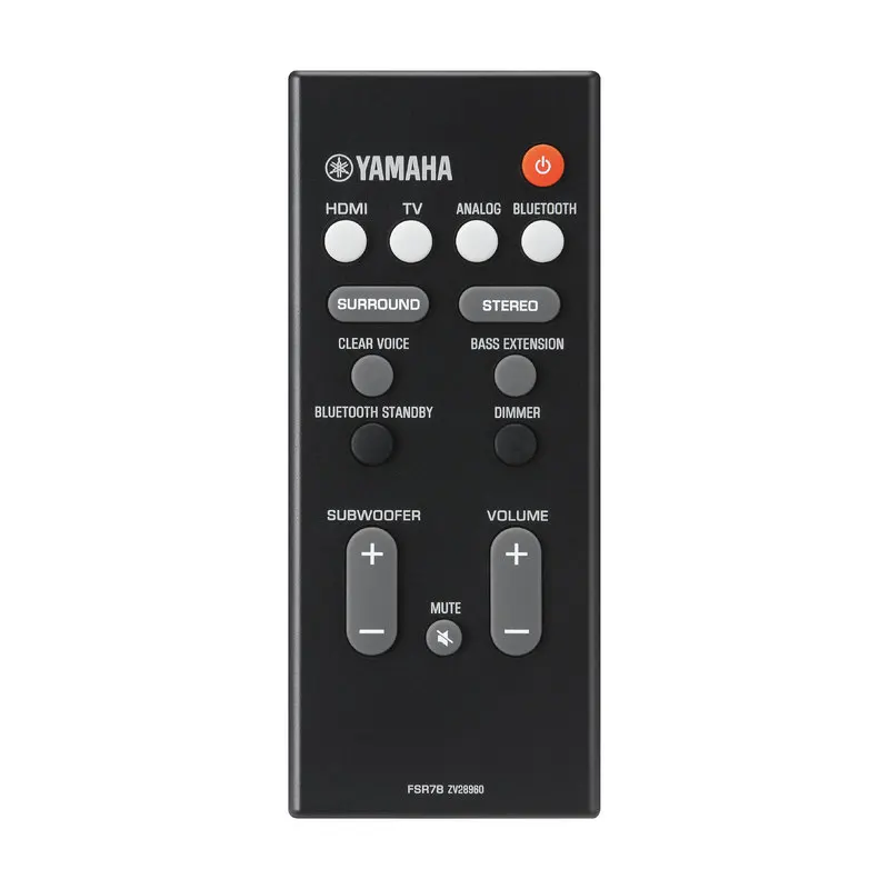 

For Yamaha YAS-207 home theater echo wall system Original Remote Control Genuine New