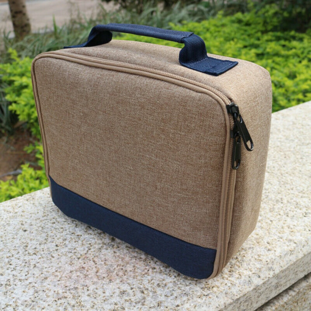 

Carrying Solid Zipper Storage Bag Packaging Protection Case Travel Canvas Unisex Casual Anti Shock For Canon CP1200 CP1300