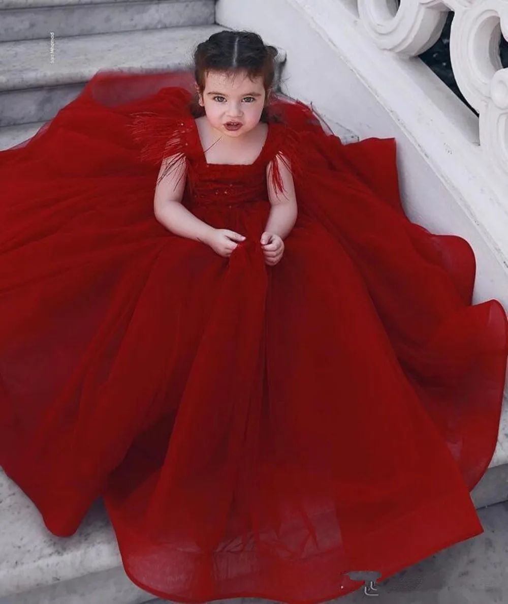 2022 рождественские дешевые платья для девочек с цветами бальное платье
