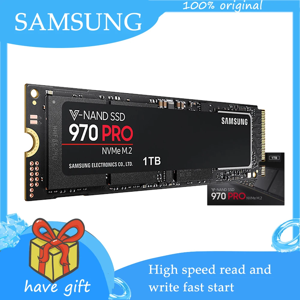 Оригинал SAMSUNG 970PRO SSD жесткий диск HD 512 ГБ 1 ТБ твердотельного жесткого диска M.2 NVMe PCIe