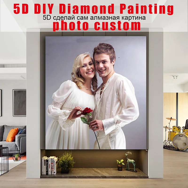 Фото на заказ! Женские туфли-лодочки! 5D DIY алмазная живопись! Сделай свой собственный алмаз живопись полный Круглый Алмаз Стразы Вышивка