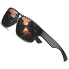 AOFLY прямоугольные поляризационные солнцезащитные очки для мужчин, винтажные, негабаритные, с антибликовым покрытием, ацетат, зеркало для вождения, солнцезащитные очки для мужчин и женщин, UV400