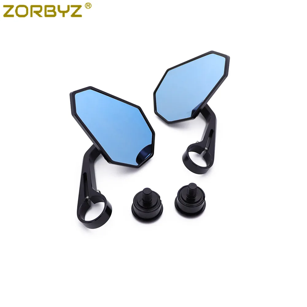 ZORBYZ CNC алюминиевая ручка для мотоцикла боковое зеркало заднего вида 10 мм резьба