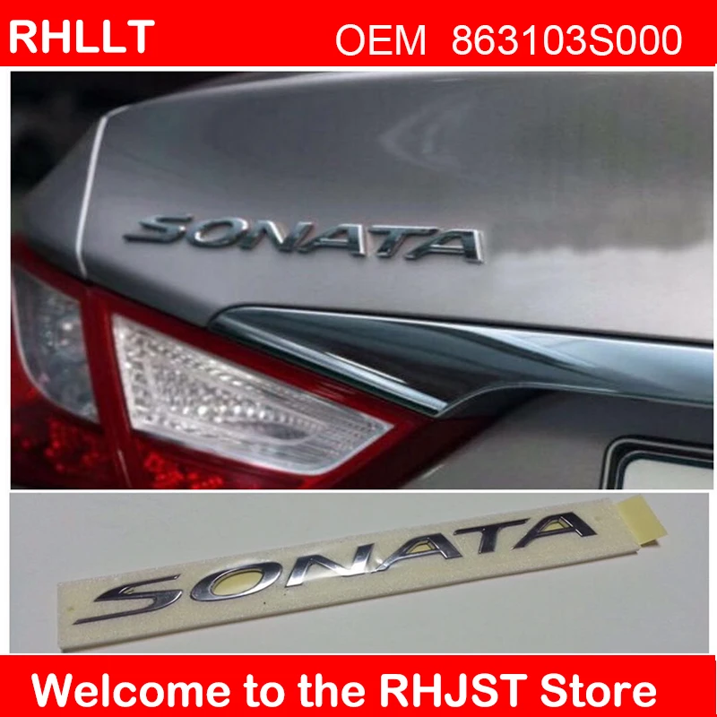 Original ProductRear Trunk Logo Sonata Emblem For HYUNDAI SONATA 2011-2015 LOGO OEM 86310 3S000 | Автомобили и мотоциклы