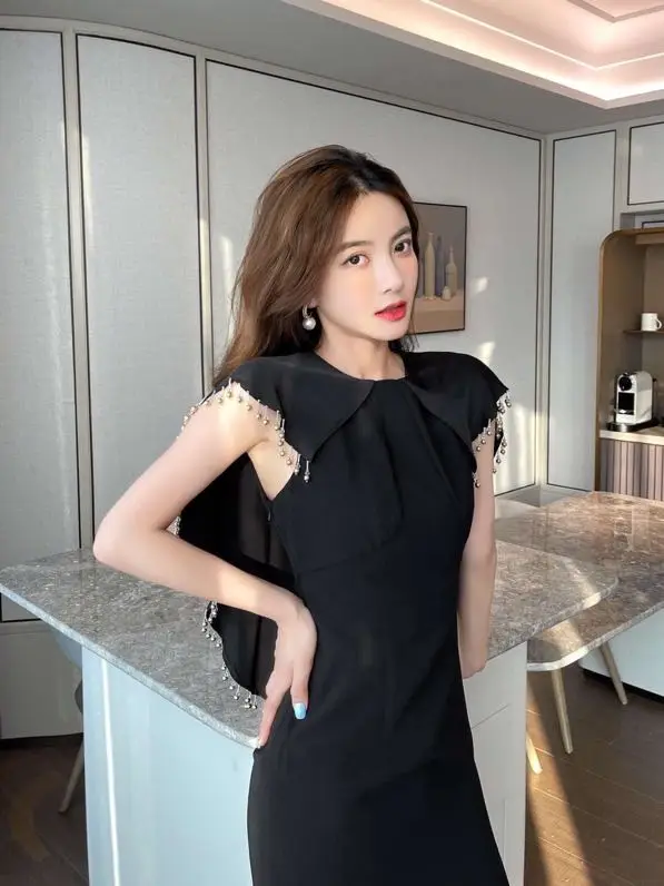 

New LK2353High quality Fashion Women 2021 lady Luxury famous Brand European Design party style Dress
