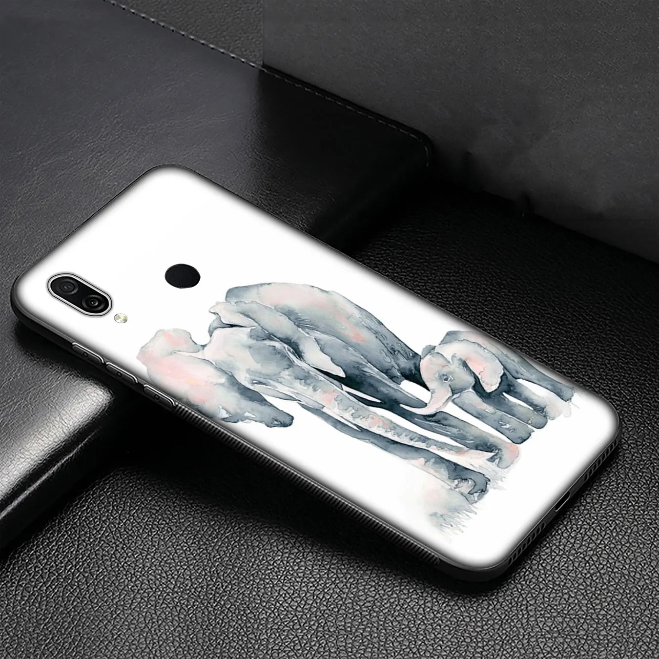 IYICAO Lovely Elephant Soft Silicone Case for Huawei Y9 Y7 Y6 Prime 2019 Honor view 20 8C 8X 8 9 9X 10 Lite 7C 7X 7A Pro Cover | Мобильные