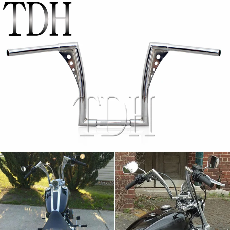 Хромированная индивидуализированная вешалка для Руля Мотоцикла Ape 1 1/4 дюйма