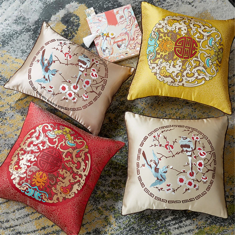 Fuwatacchi вышивка подушки Чехлы для жаккардовая наволочка автомобиля жизни офисные