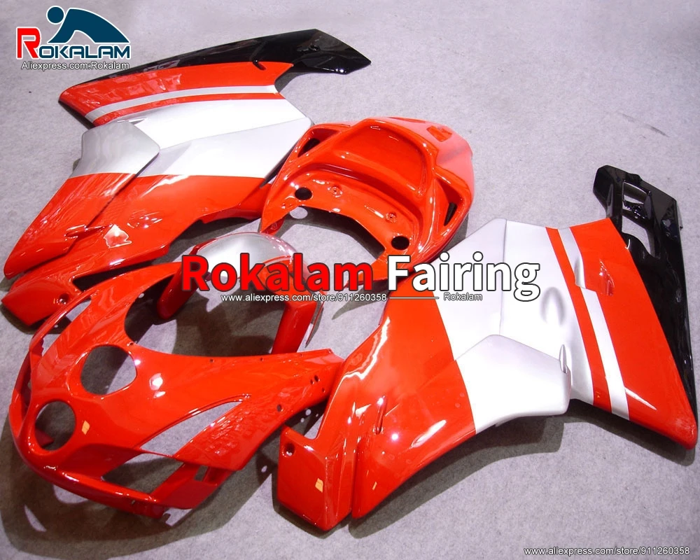 

Комплект обтекателей для Ducati 749 999 2003 2004 749s, красный, белый, черный корпус мотоцикла из АБС (литьё под давлением)