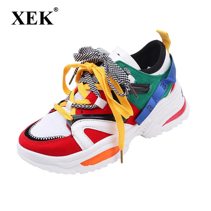 Кроссовки для женщин бегун папа полуботинки с застежками молниями Zapatillas Deportivas