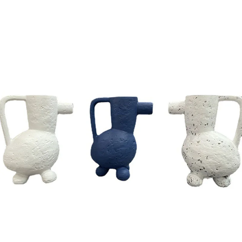

Nordic Abstract Horse Shape Design Art Vase Ceramic Flower Vase Hydroponic Device Desktop European Home Decoration Accessories