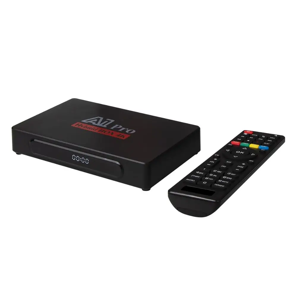 4K Android 9 0 TV Box Amlogic S905D 1 ГБ 8 DVB-T2 цифровой ТВ-тюнер Combo DVB-S2 спутниковйы ТВ-приемник