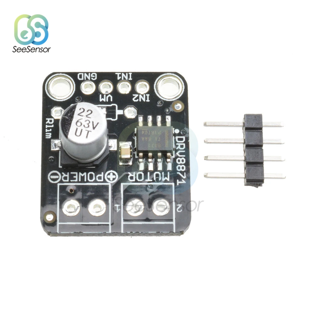 Модуль драйвера двигателя DRV8871 H Bridge с щеткой для Arduino ШИМ защита интерфейса от