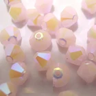 Стеня 4 мм розовый Разноцветные Хрустальные Бусы биконус ожерелье Diy повязка на голову кисточка ювелирные изделия серьги браслет аксессуары Декор