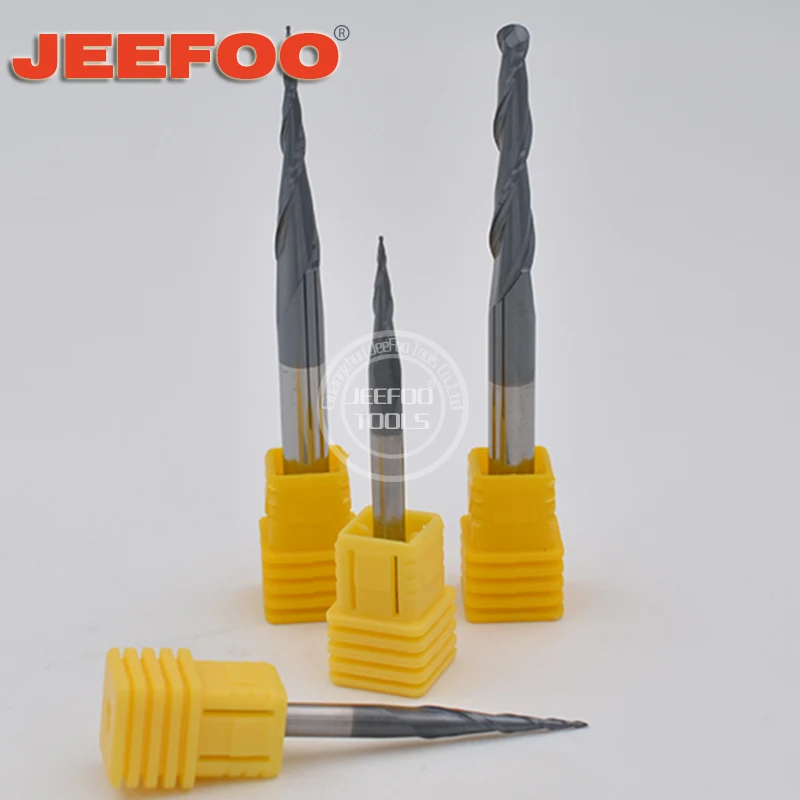 Концевые фрезы HRC55 твердосплавные конические сферические насадки для работ по