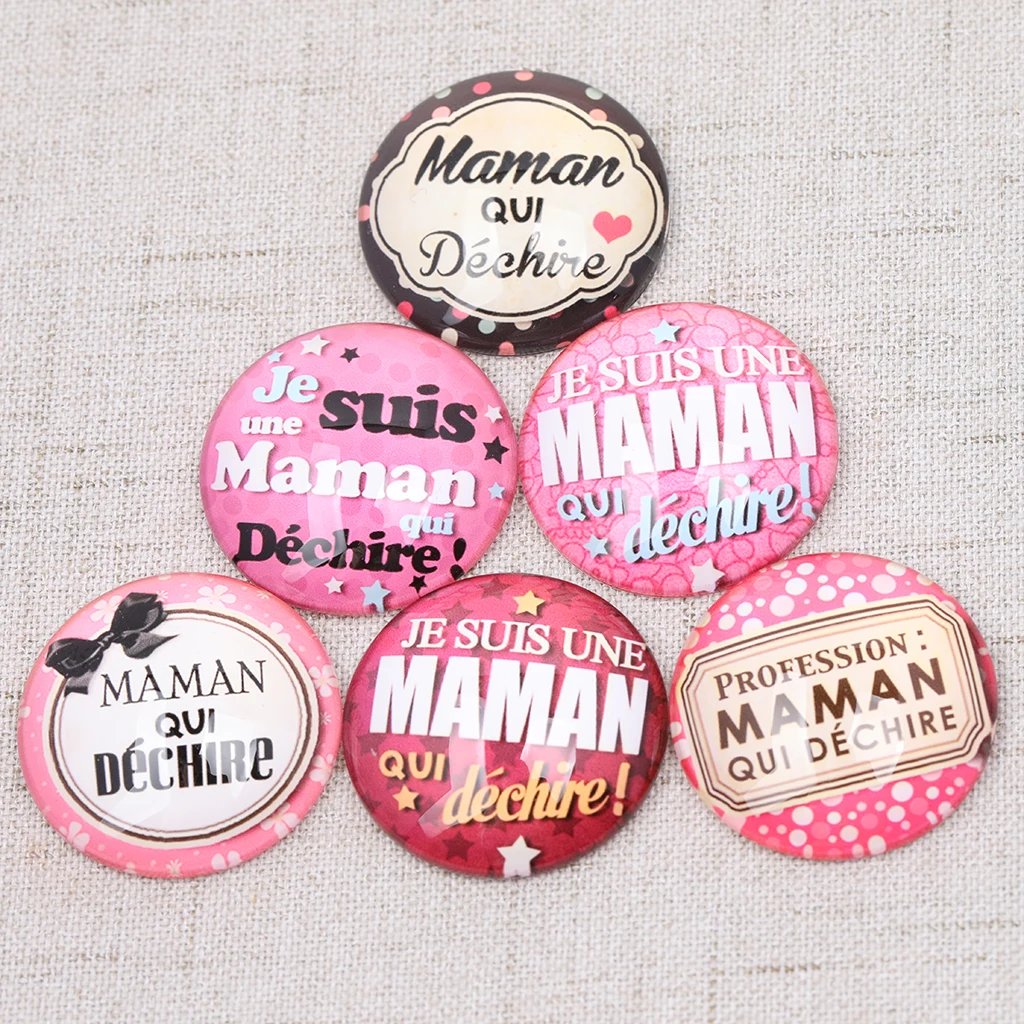 Onwear смешанный стеклянный кабошон для фотографий с надписями маманов 20 мм 25