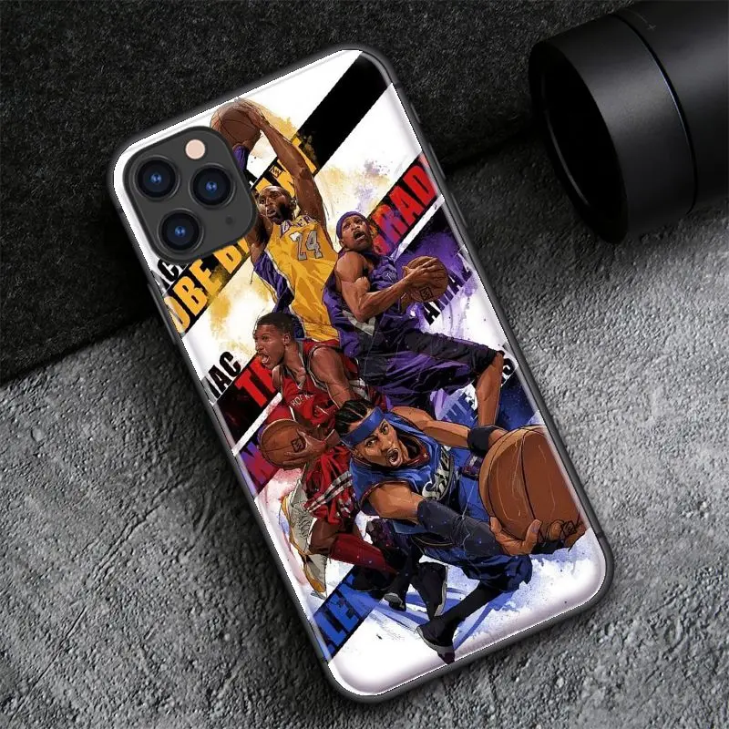Чехол для телефона Kobe bryant McGrady Iverson Carter мягкий силиконовый чехол из закаленного