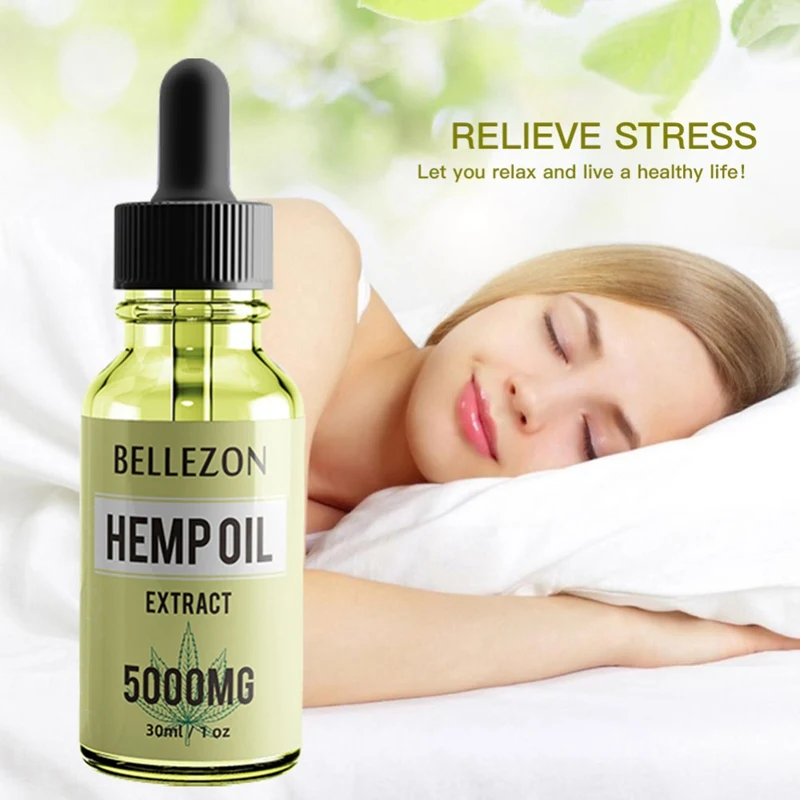 Конопляное масло семян конопли 30 мл натуральное для сна антистрессовый экстракт