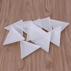 10 шт., Пластиковые Треугольные Стразы для ногтей