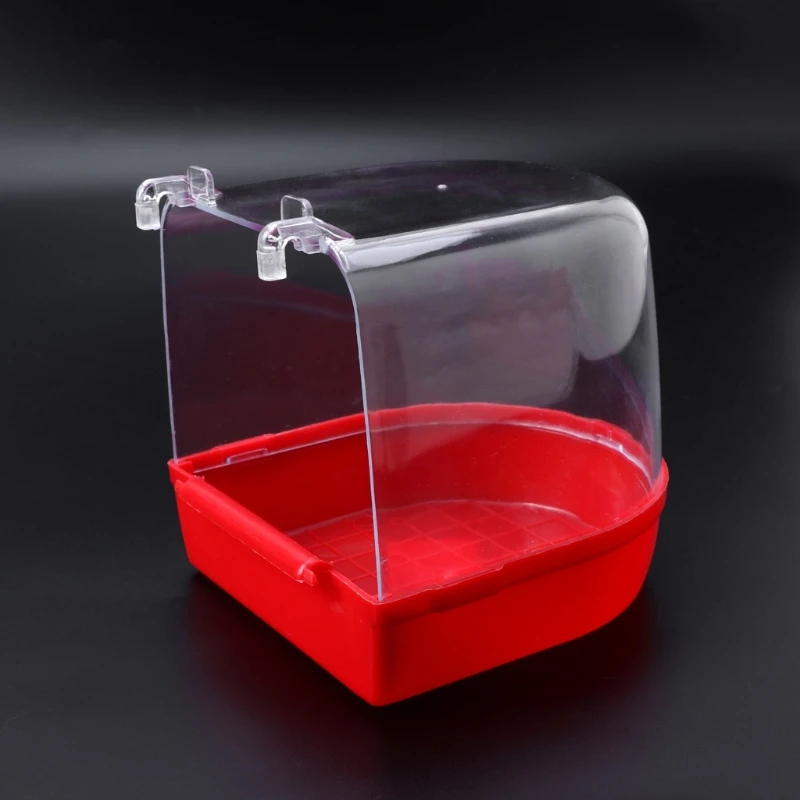 Попугай ванна для птицы коробка птичья клетка Ванна Душ стоящий ящик Корзина