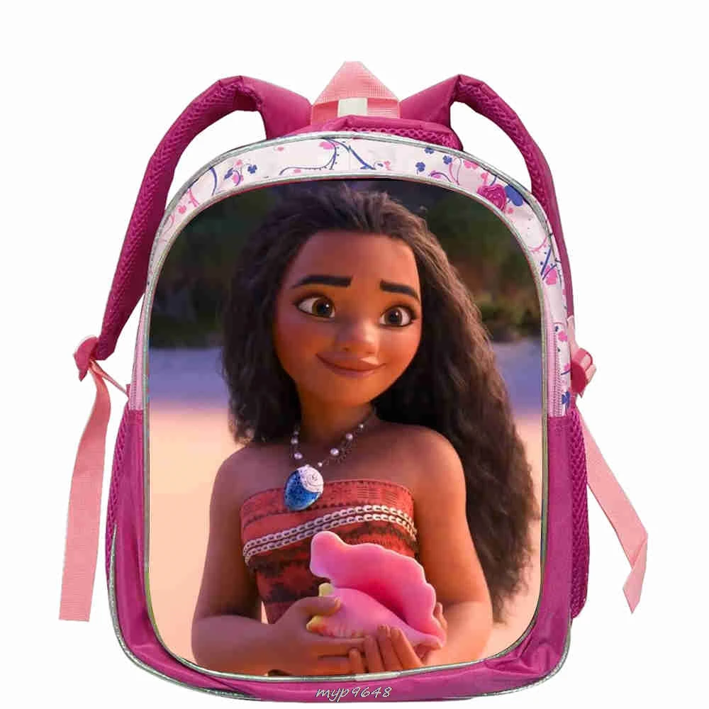 Рюкзак Moana для мальчиков и девочек модный школьный ранец с мультипликационным