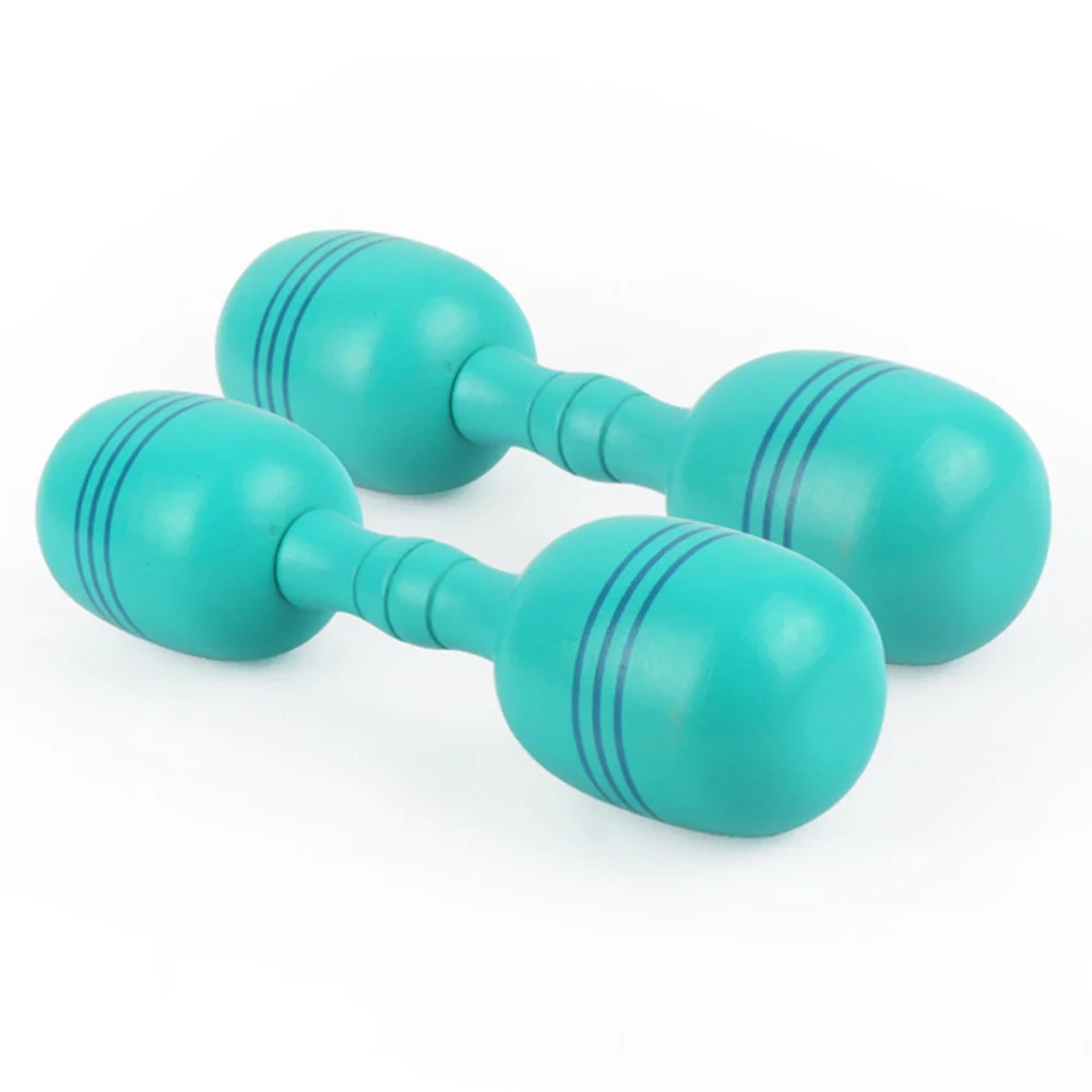 

1 Pair Children Wooden Dumbbell Gymnastics Props Fitness Dumbbell Exercise Toys for Kids (300g Girls Style)